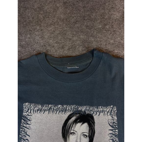 VINTAGE 90s Martina McBride Emotion Album Shirt Mens Large Blue Music Tee Y2K - Picture 7 of 7